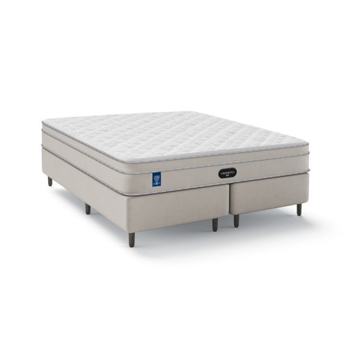 Cama Box + Colchão Simmons Titanium
