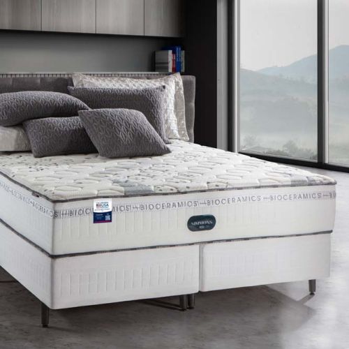 Cama Box + Colchão Simmons Bioceramics Oxygen