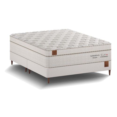 Cama Box + Colchão Simmons Bamboo Forest Firm