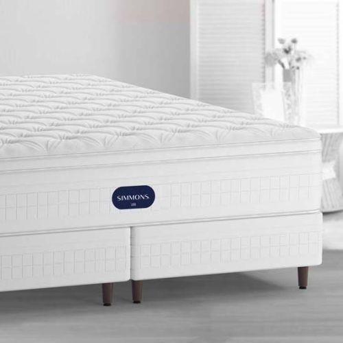 Cama Box + Colchão Simmons Beauty Finesse