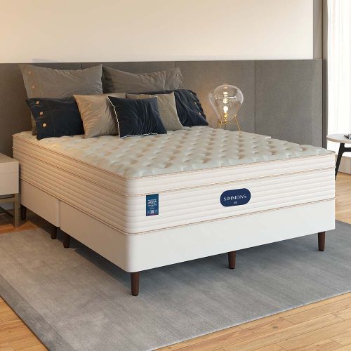 Cama Box + Colchão Simmons Charlotte