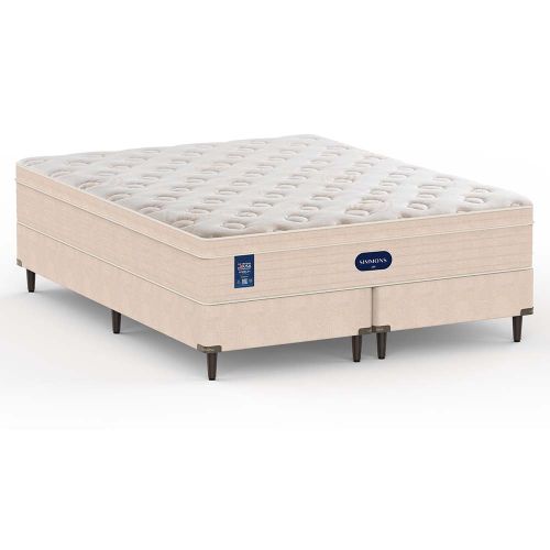 Cama Box + Colchão Simmons Georgia Plush