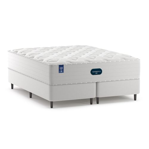 Cama Box + Colchão Simmons Greatness