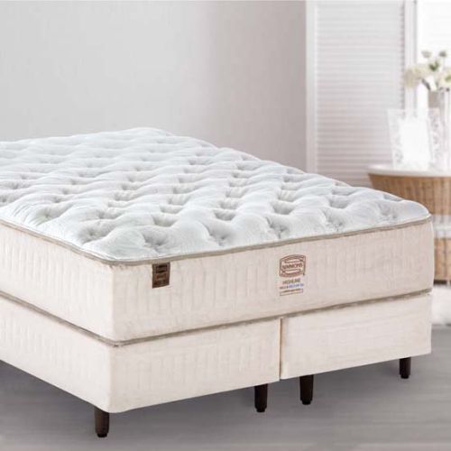 Cama Box + Colchão Simmons Highline