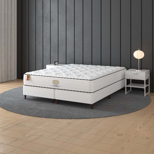 Cama Box + Colchão Simmons Madison