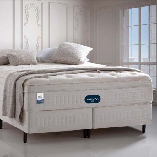 Cama Box + Colchão Simmons Studio Prime