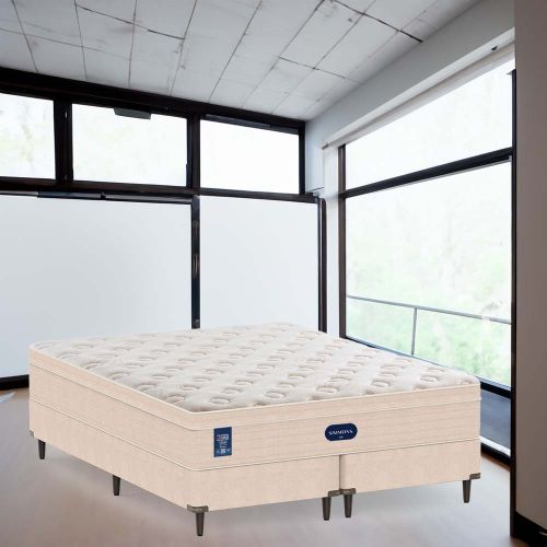 Cama Box + Colchão Simmons Vegas