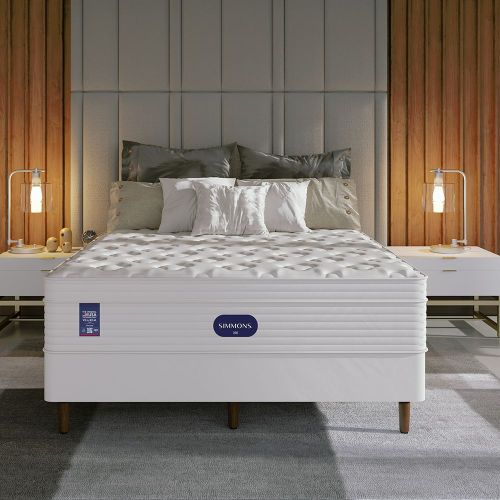 Cama Box + Colchão Simmons Vila Real