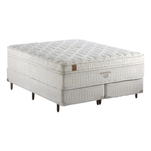 Cama Box + Colchão Simmons Evolution