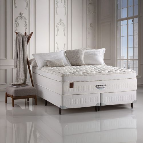 Cama Box + Colchão Simmons Masterpiece Neo