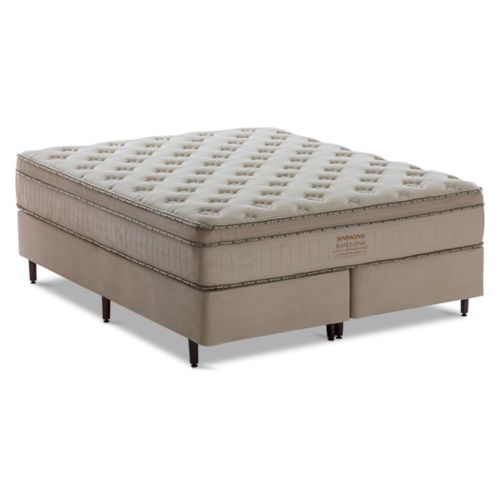 Cama Box + Colchão Simmons Barcelona Neo